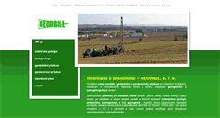 Desktop Screenshot of geodrill.cz